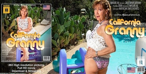 Demi - Californian Granny Demi loves getting hot in the (28-01-2021 | FullHD)