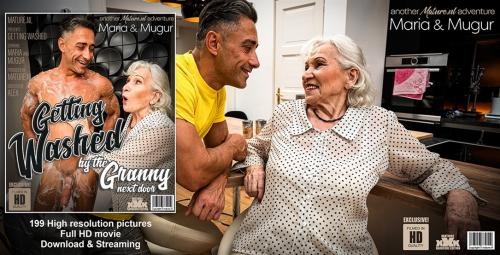 Maria (87) - Granny next door is washing up her muscled (28-05-2021 | HD)