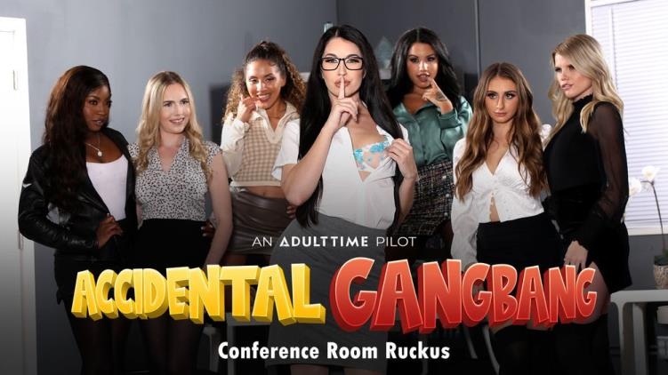 Alex Coal, Penelope Kay, Nikki Sweet, Amari Anne, Rebel Rhyder, Nina White - Liv Revamped - Accidental Gangbang - Conference Room Ruckus (2022 | FullHD)