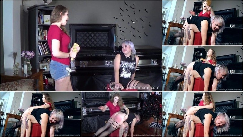 Apricot Pitts - Apricot Spanks Roommate Over Decorations (2022 | FullHD)