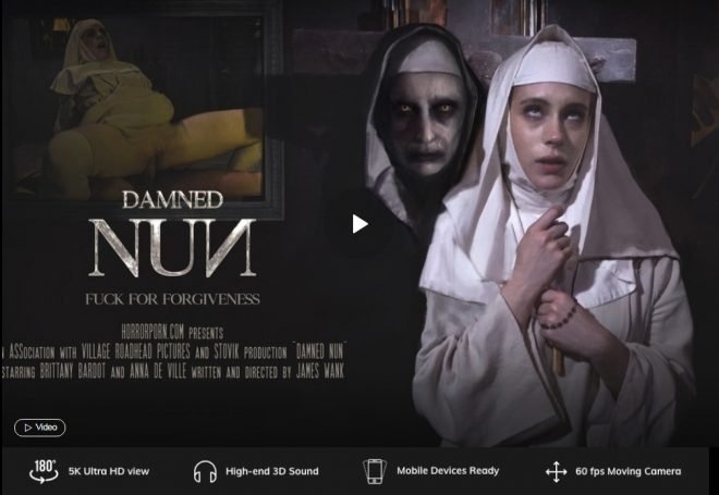Damned Nun in 180° X + 5K (X Virtual 63) (2022 | UltraHD/2K)