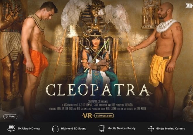 : Cleopatra in 180° X (Virtual 32) - (4K) - VR (2019 | 3840x1920)