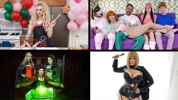 Alexa Nova, Lauren Phillips, Sara Jay, Brandi Love - Sexy Milf Costumes Compilation (2022 | FullHD)
