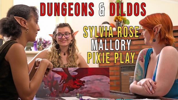 Pixie Play, Sylvia Rose, Mallory - Dungeons And Dildos (2023 | FullHD)
