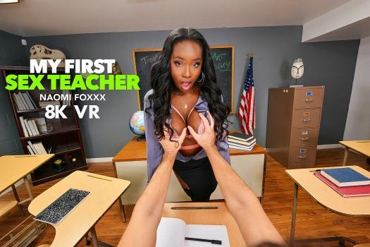 Naomi Foxxx - Professor Naomi Foxxx gets hot and horny for her big dick student when everyone leaves the classroom - VR (2023 | HD)