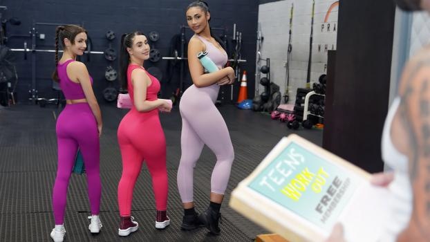 Brookie Blair, Serena Hill, Ariana Starr - BFFS Don’t Pay for Gym Memberships (2023 | FullHD)