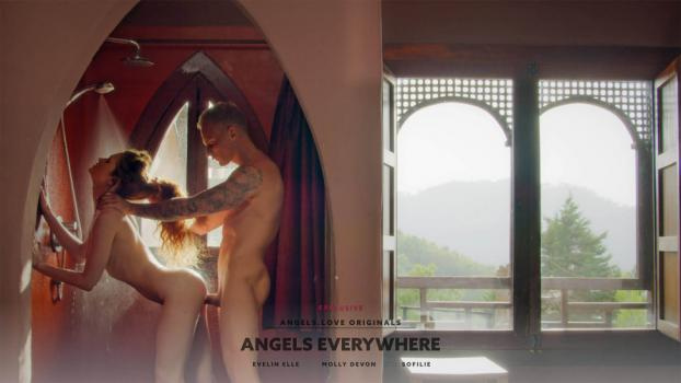 Evelin Elle, Molly Devon, Sofilie - Angels Everywhere (2023 | HD)