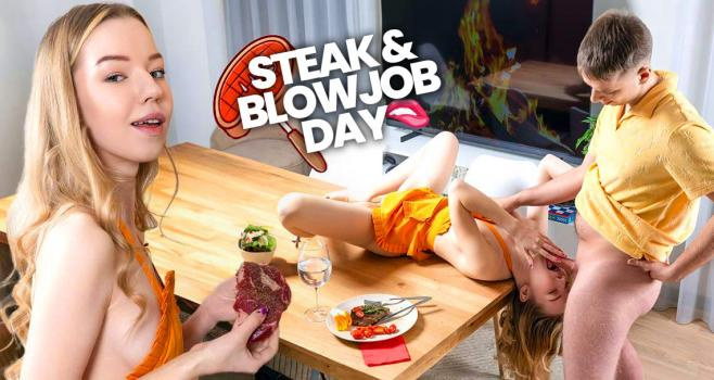 Mirka Grace - Steak, Blowjob day (2024 | FullHD)