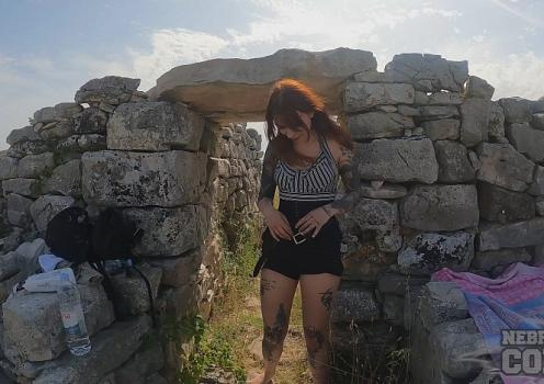 Cheri - Cheri Masturbating Outdoors In A Popular Tourist Ancient Ruins While On Vacation (2024 | FullHD)