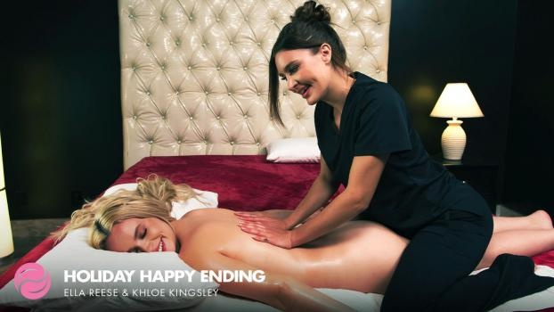 Ella Reese, Khloe Kingsley - Holiday Happy Ending (2024 | FullHD)