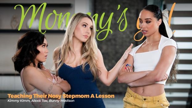 Kimmy Kimm, Alexis Tae, Bunny Madison - Teaching Their Nosy Stepmom A Lesson (2024 | FullHD)