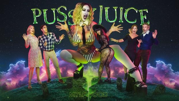 Lily Lane, River Lynn, Mochi Mona, Molly Manning - Pussyjuice (Beetlejuice Parody) (2024 | FullHD)