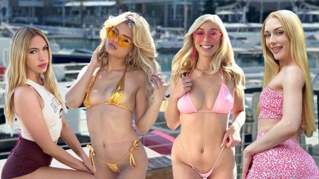 Destiny Cruz, Emma Starletto, Khloe Kapri, Kay Lovely - Filling Up All The Blondes (2024 | FullHD)