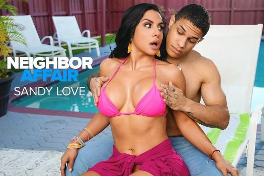 Sandy Love - Busty Latina Sandy Love gets her body massaged before taking the neighbor's cock (2024 | FullHD)