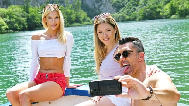 Candee Licious, Rebecca Volpetti - Passport To Paradise Chapter 1: Insatiable Girlfriends Candee Licious And Rebecca Volpetti Share A Strap-On While Vacationing (2025 | FullHD)