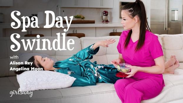 Alison Rey, Angelina Moon - Spa Day Swindle (2025 | FullHD)