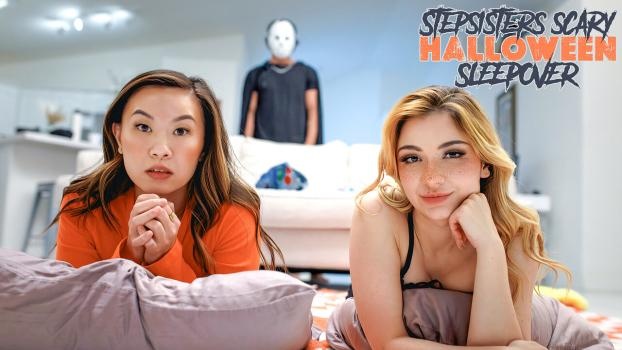 Demi Hawks, Kimmy Kimm - Stepsisters Scary Halloween Sleepover - S30:E6 (2025 | FullHD)