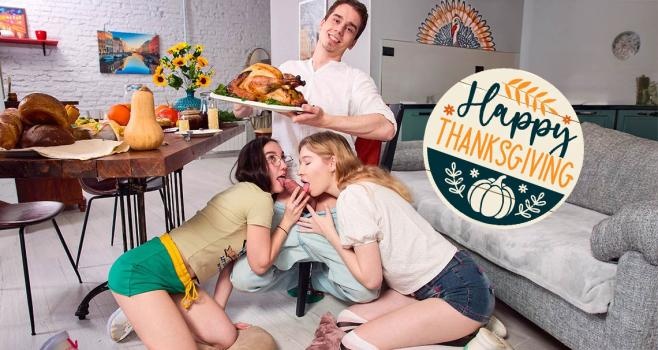 Mia Murkovski, Sia Florance - Pussy stuffing for Thanksgiving (2025 | FullHD)