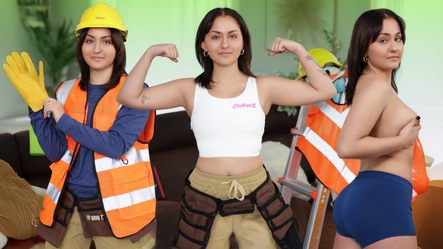 Angel Cake - This is No Place for a Woman, But My Tomboy Stepdaughter Can Earn My Respect With Her Pussy (2025 | FullHD)