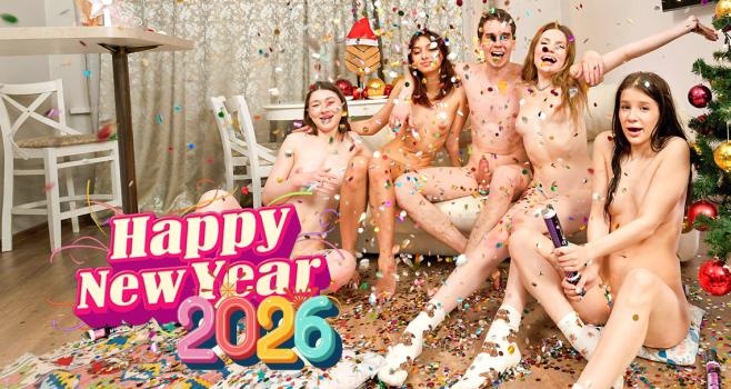 Viola Weber, Ashly Rabbit, Miss Sunset, Milka Wey - Happy New Year! Special Celebration (2025 | FullHD)
